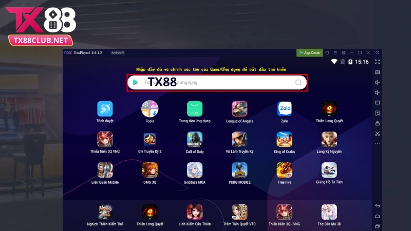 Tải TX88 về thiết bị android